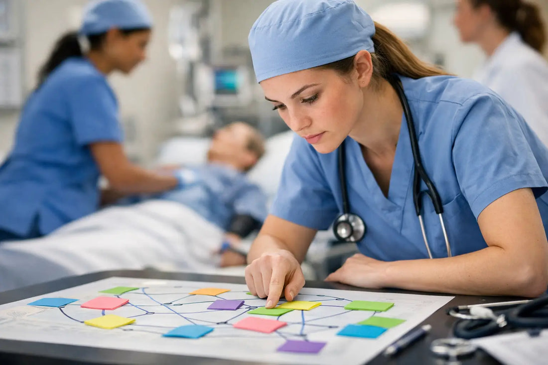How Nursing Students Use Pattern Maps Under Pressure